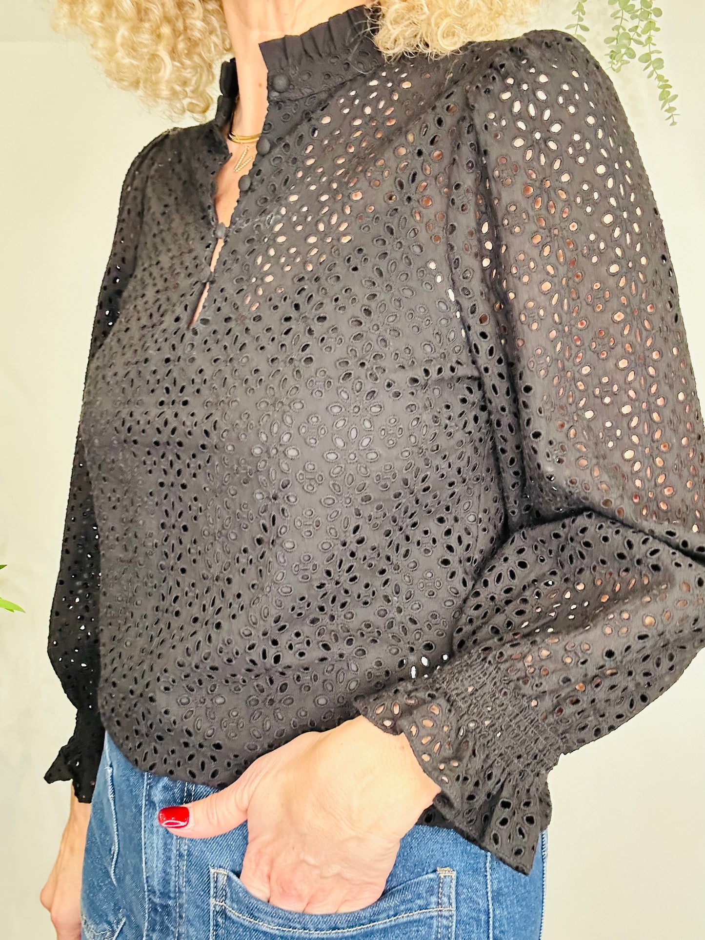 Broderie Blouse - Size 1