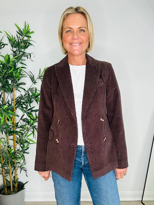 Corduroy Blazer - Size XS