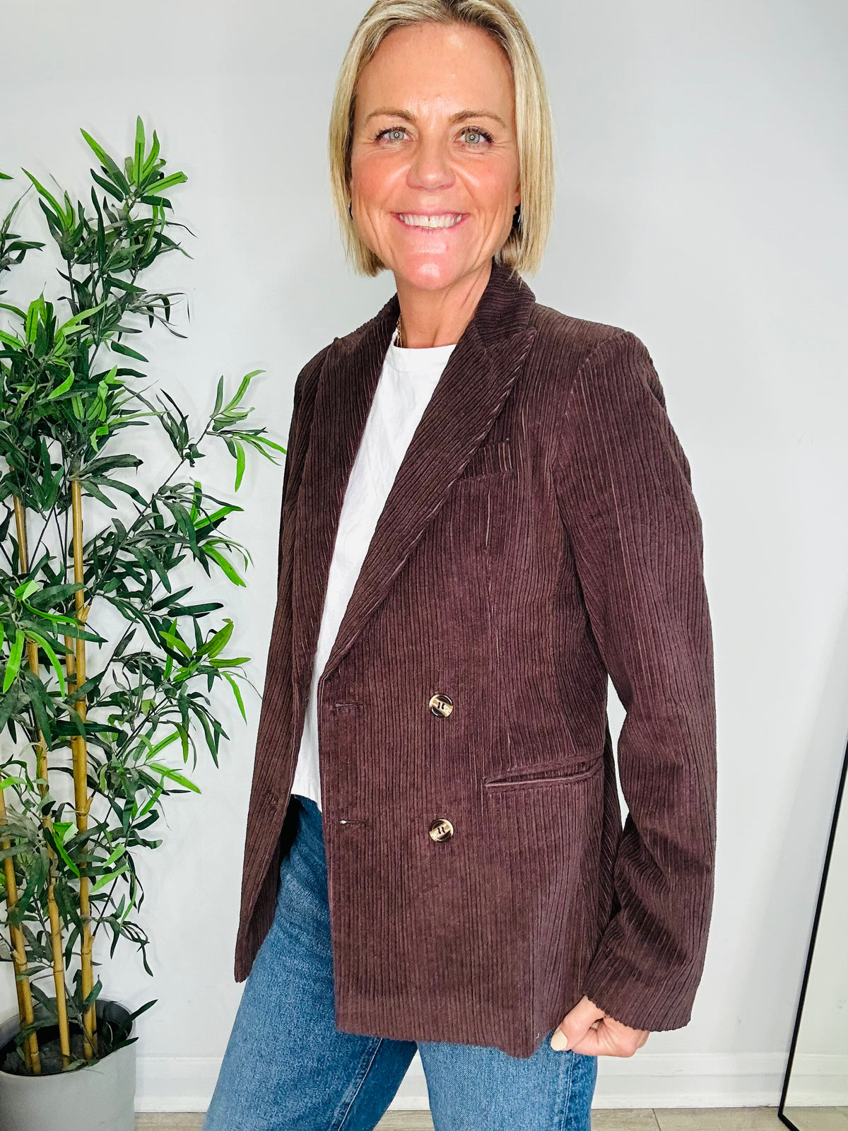 Corduroy Blazer - Size XS