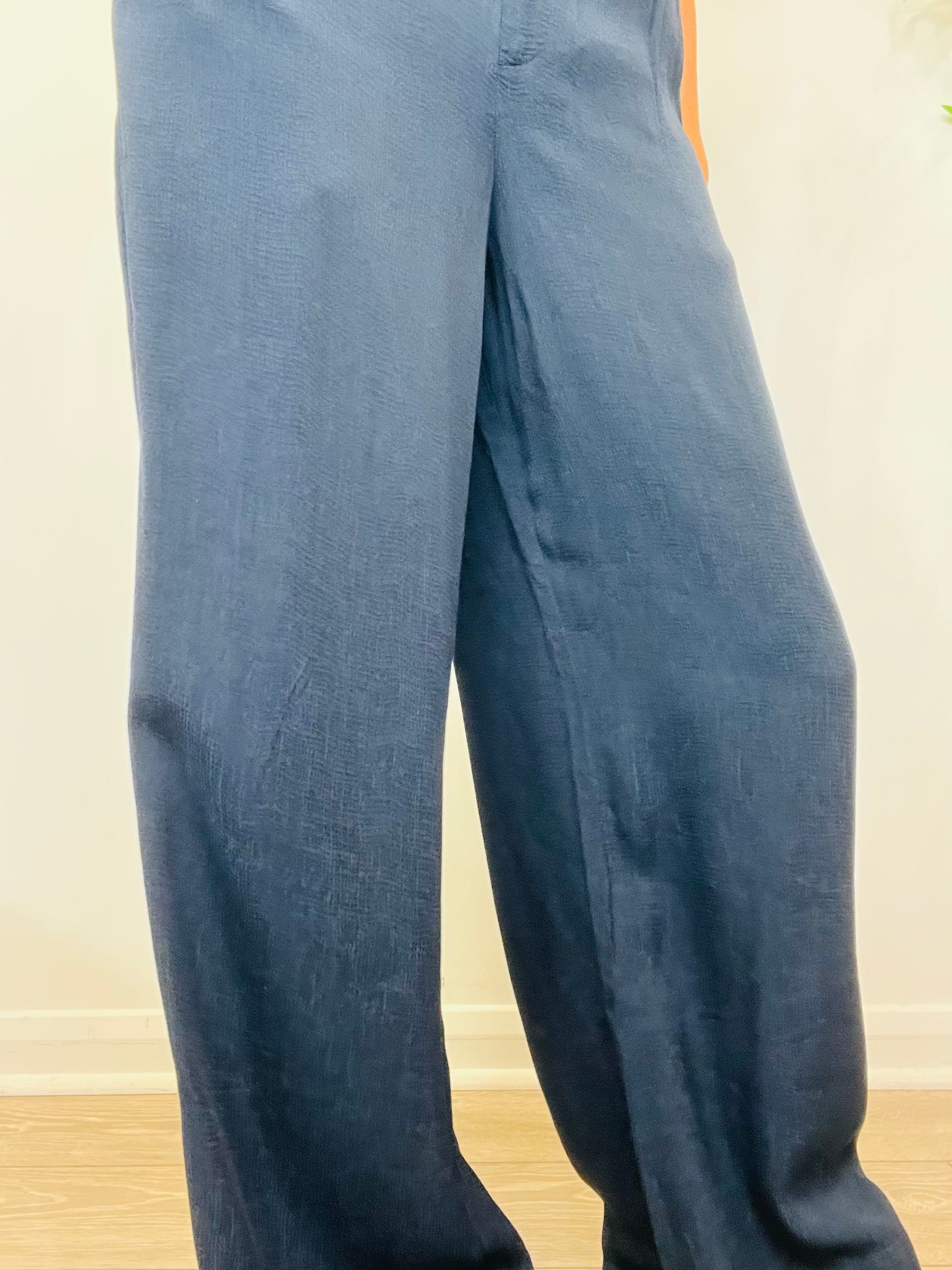 Wide Leg Trousers - Size 38