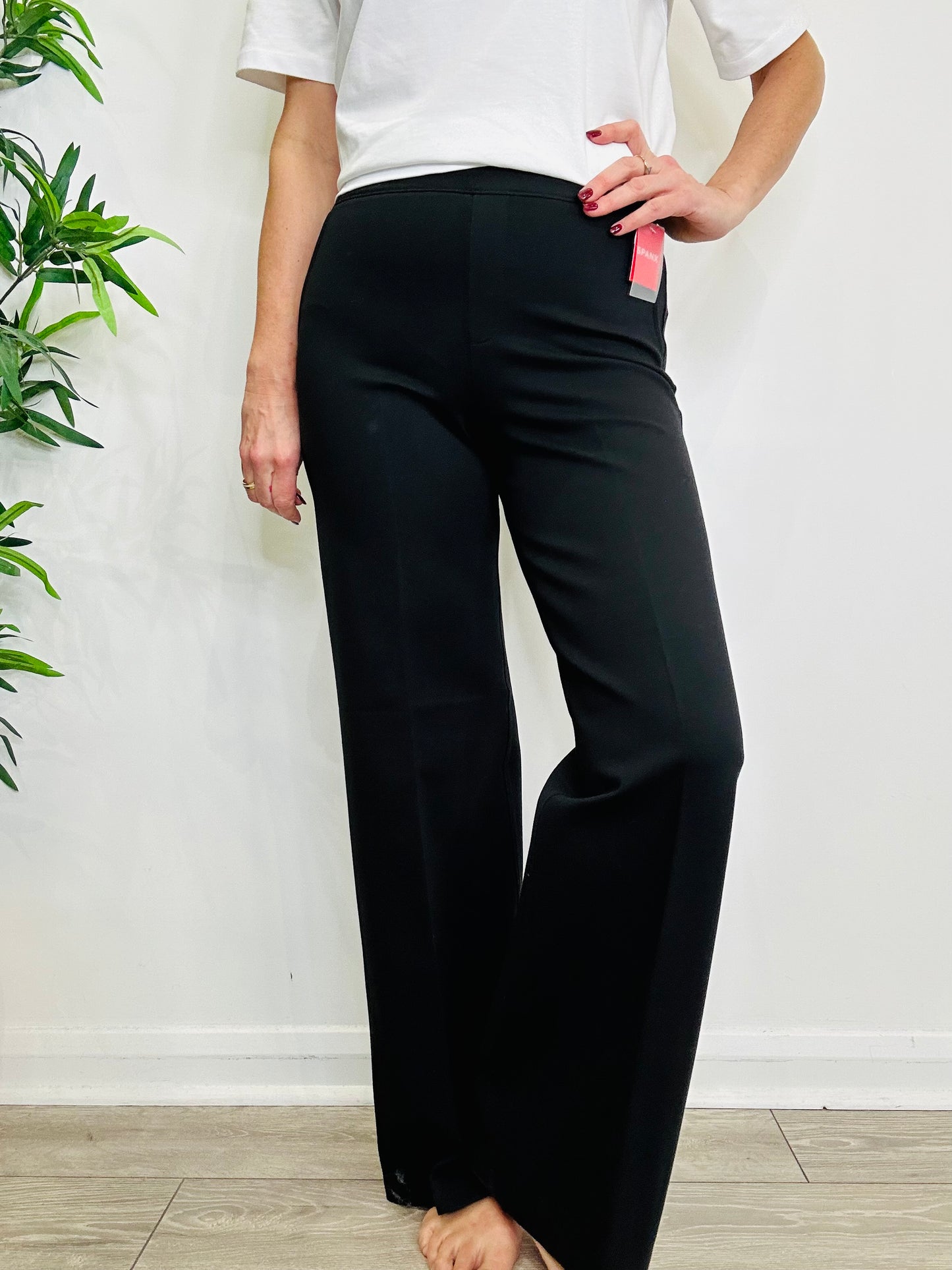 Wide Leg Trousers - Size S