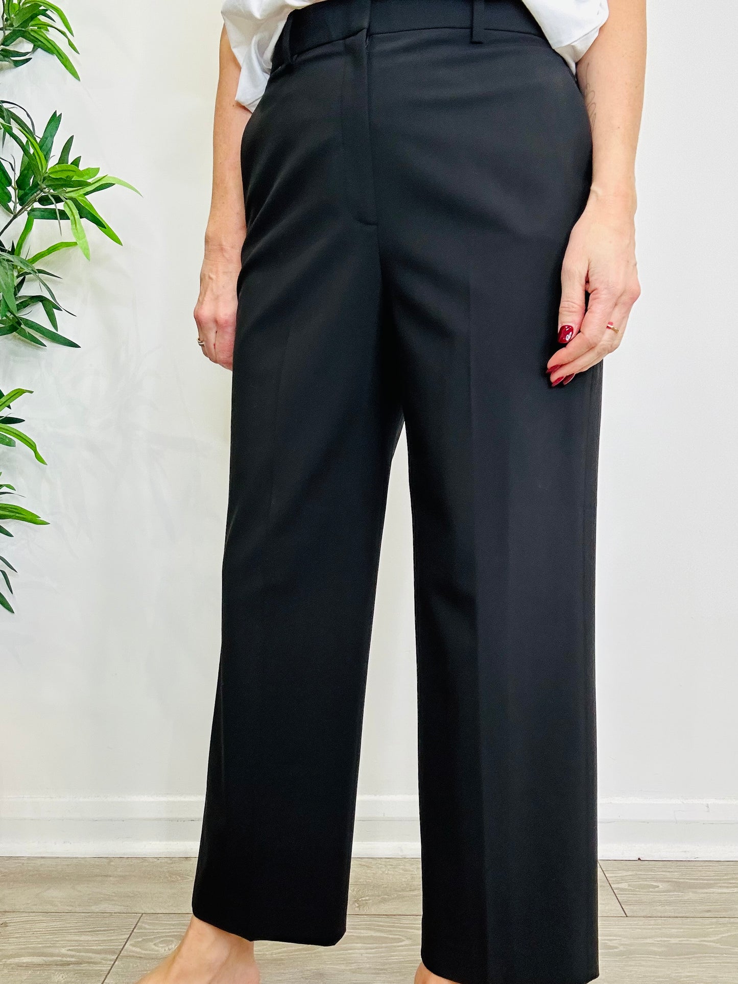 Wide Leg Trousers - Size 10