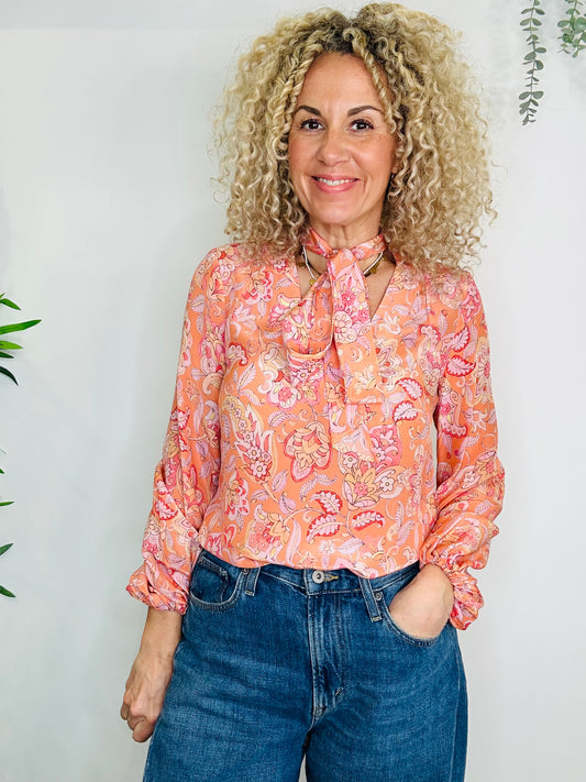 Silk Moss Blouse - Size XS