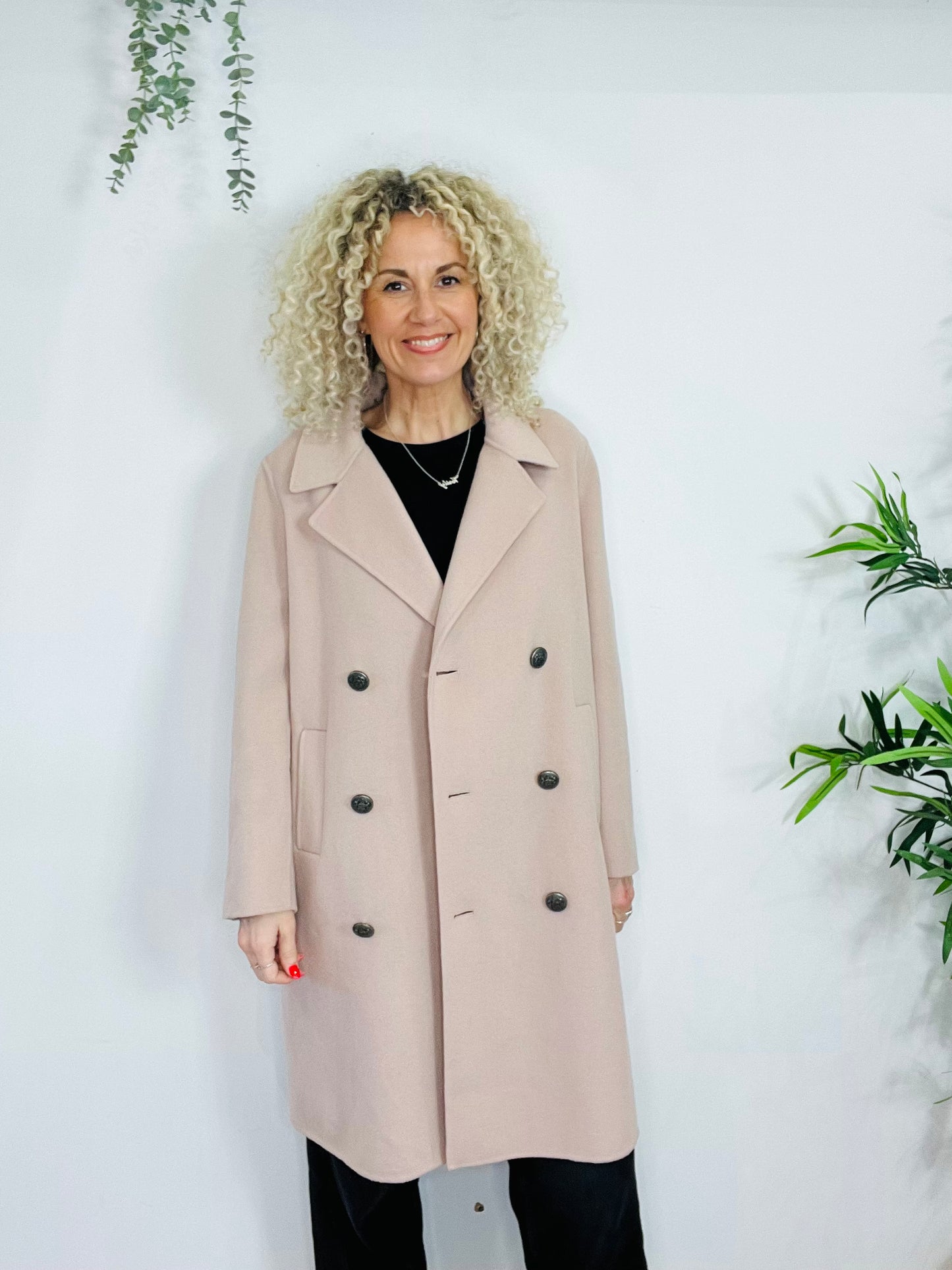 Wool Coat - Size 38