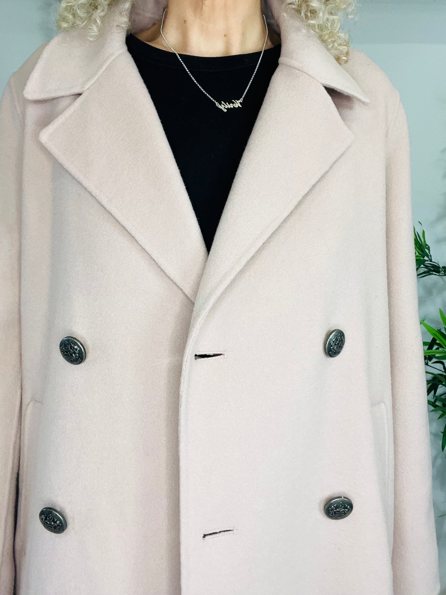 Wool Coat - Size 38