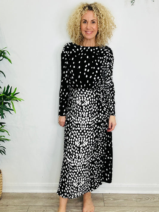 Patterned Alice Dress - Size M