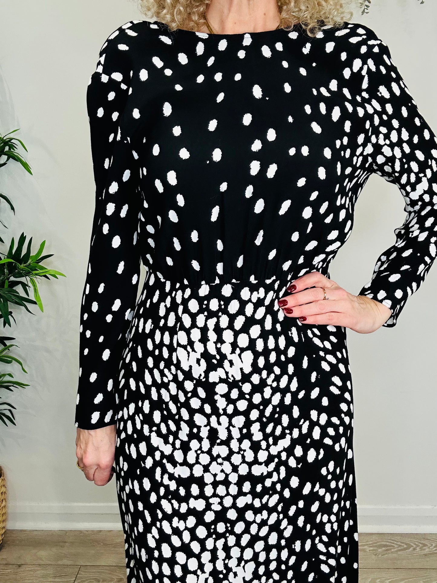 Patterned Alice Dress - Size M