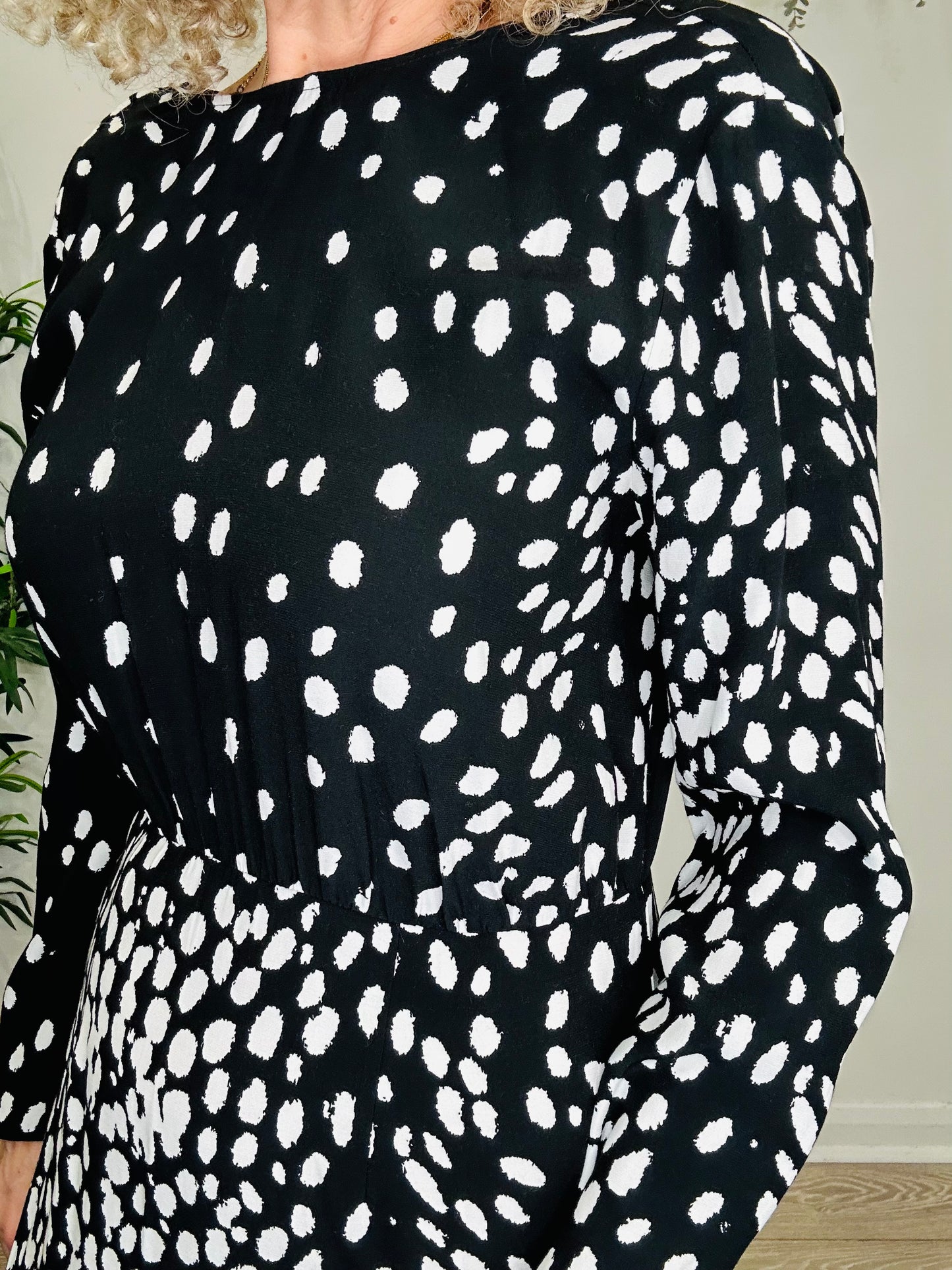 Patterned Alice Dress - Size M