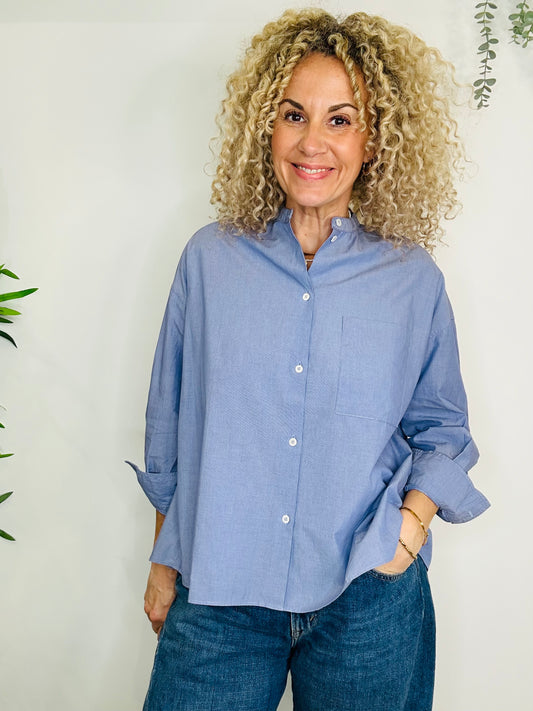 Pinstripe Gorky Shirt - Size 0