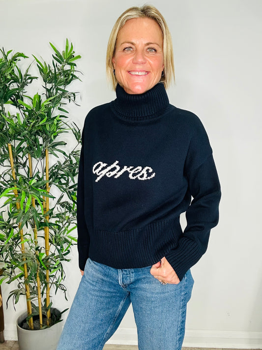 Apres Roll-Neck Jumper - Size M