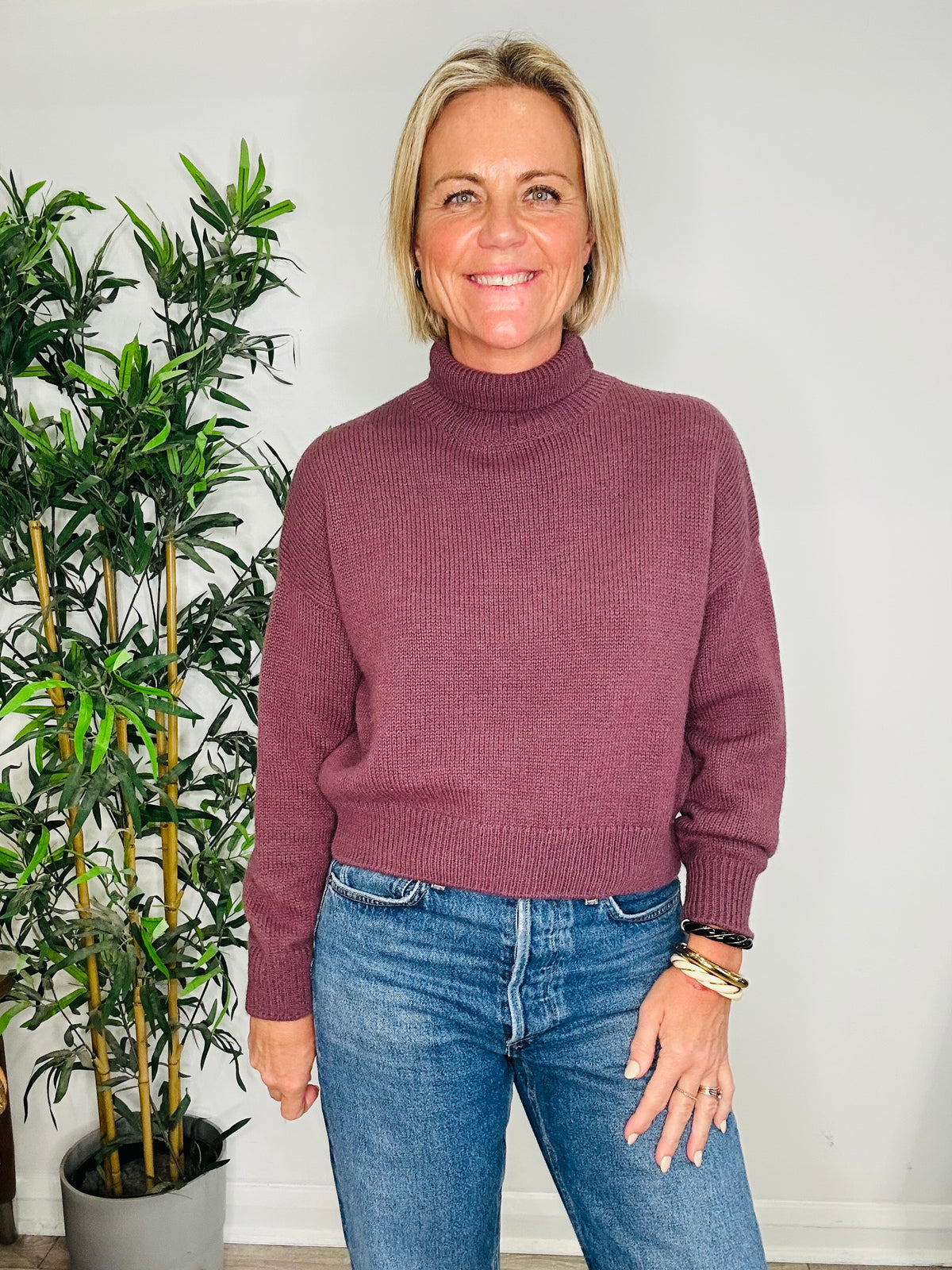 Roll-Neck Jumper - Size S
