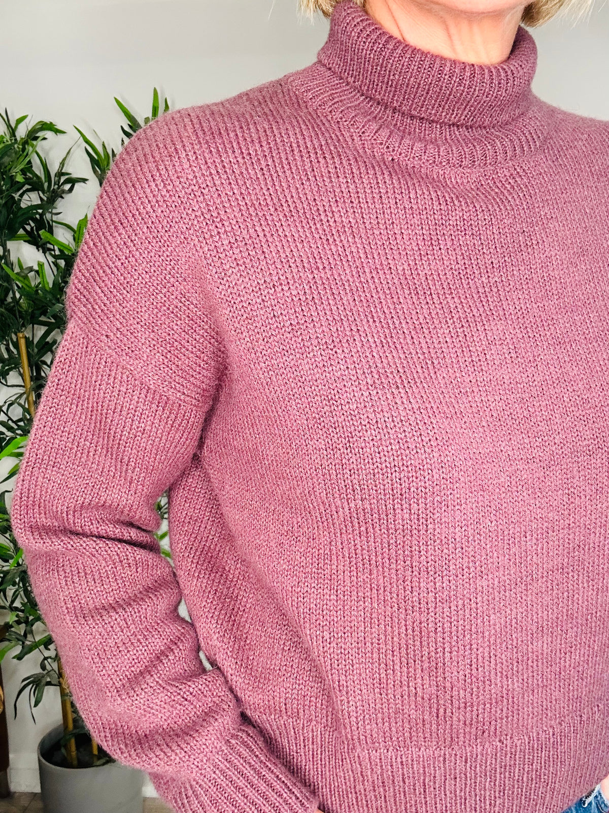 Roll-Neck Jumper - Size S