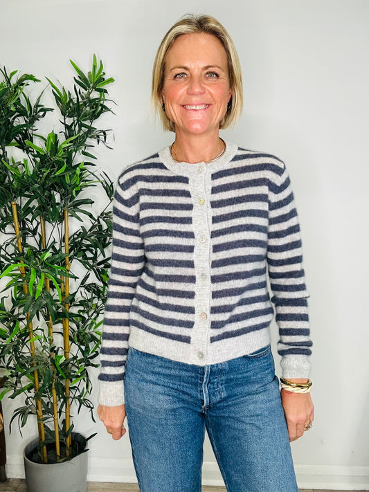 Striped Cardigan - Size XS
