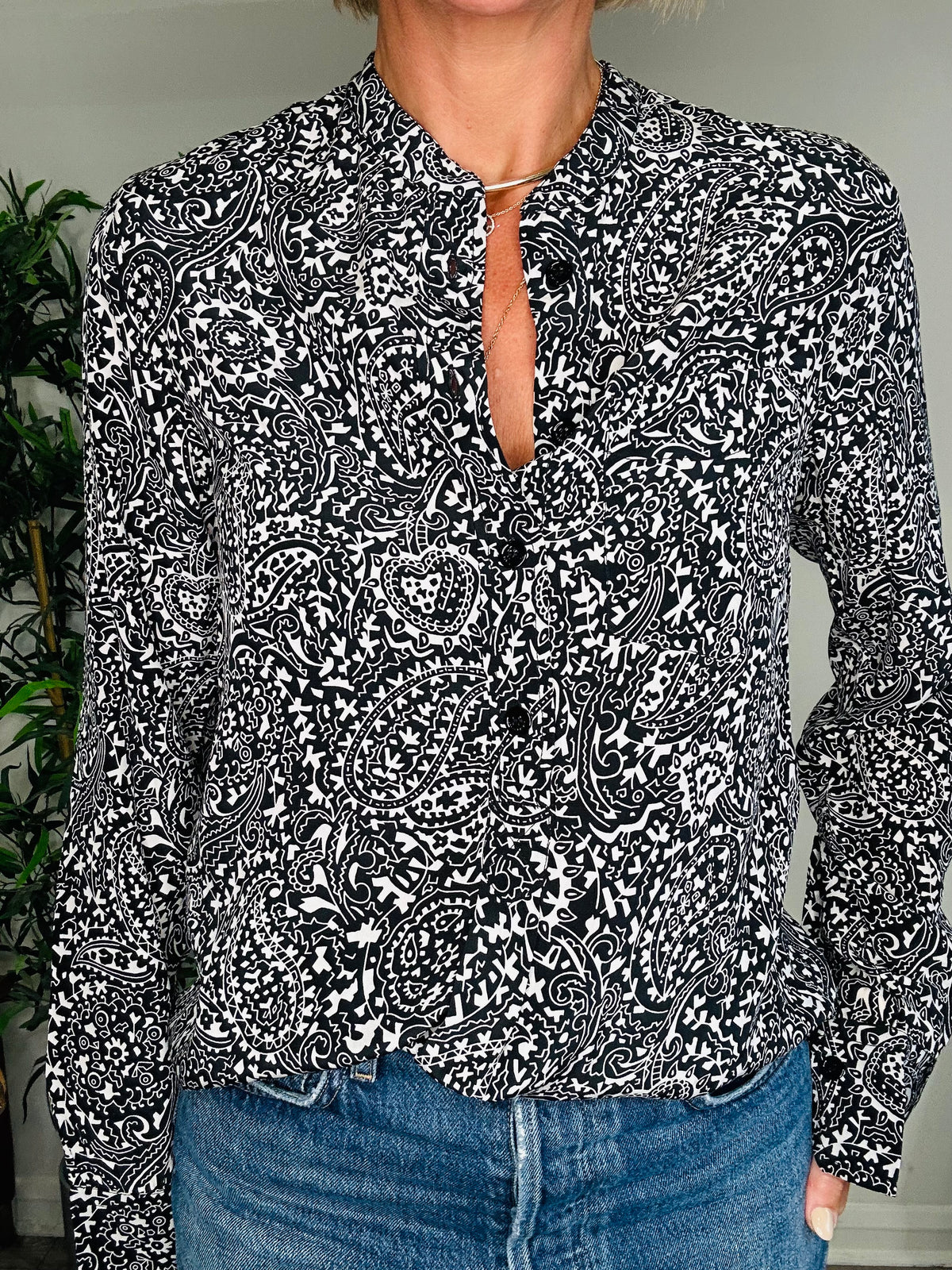 Rusak Silk Shirt - Size 34