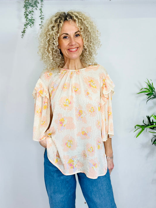 Floral Blouse - Size 16