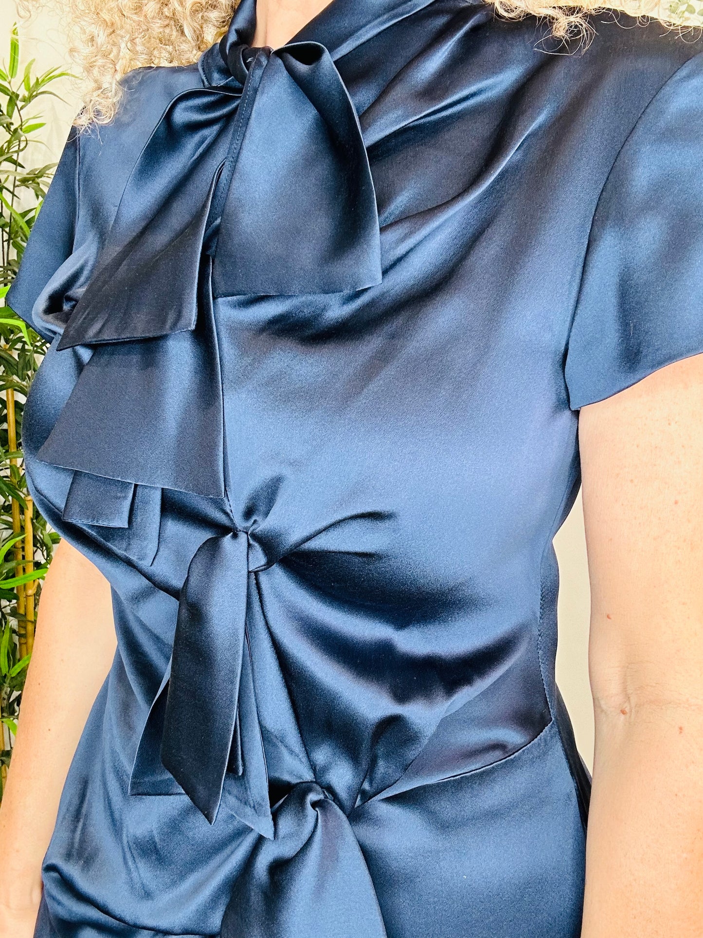 Silk Maxi Dress - Size 14