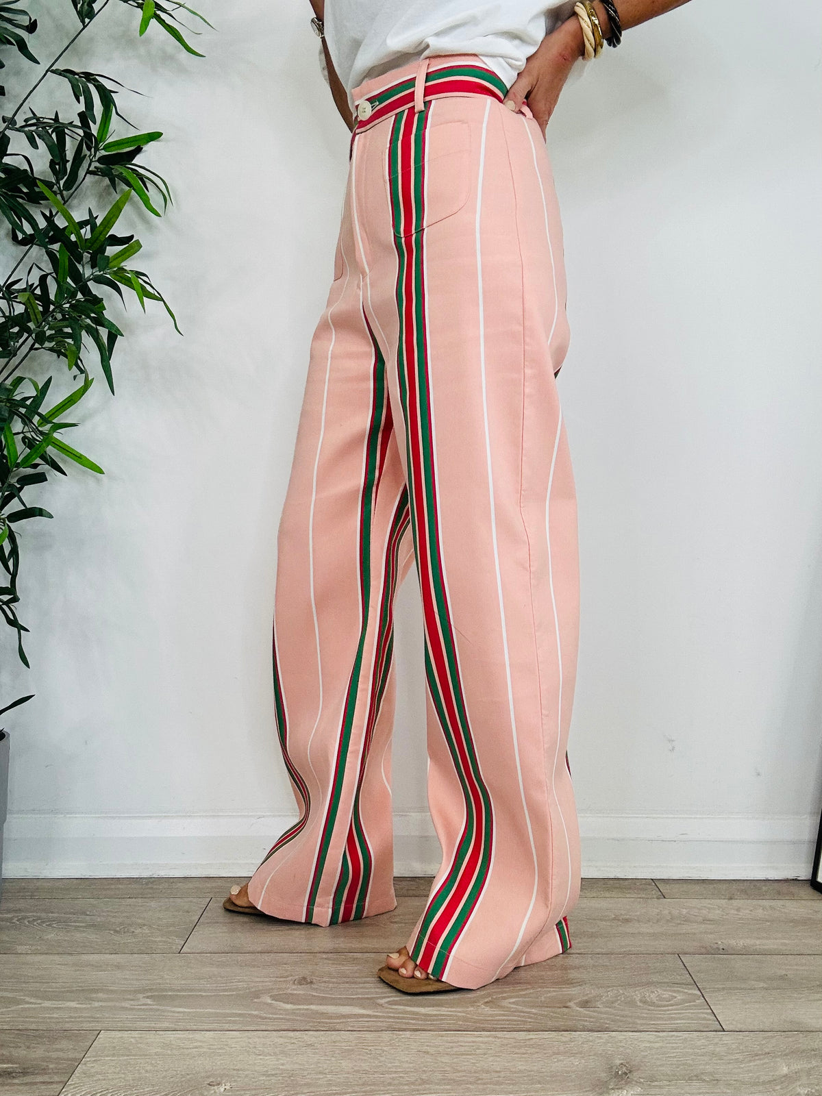 Pippi Striped Trousers - Size L