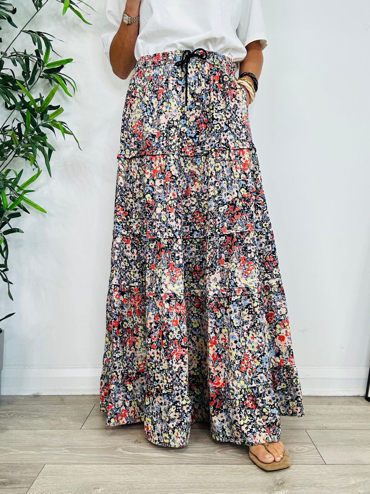 Floral Maxi Skirt - Size 12