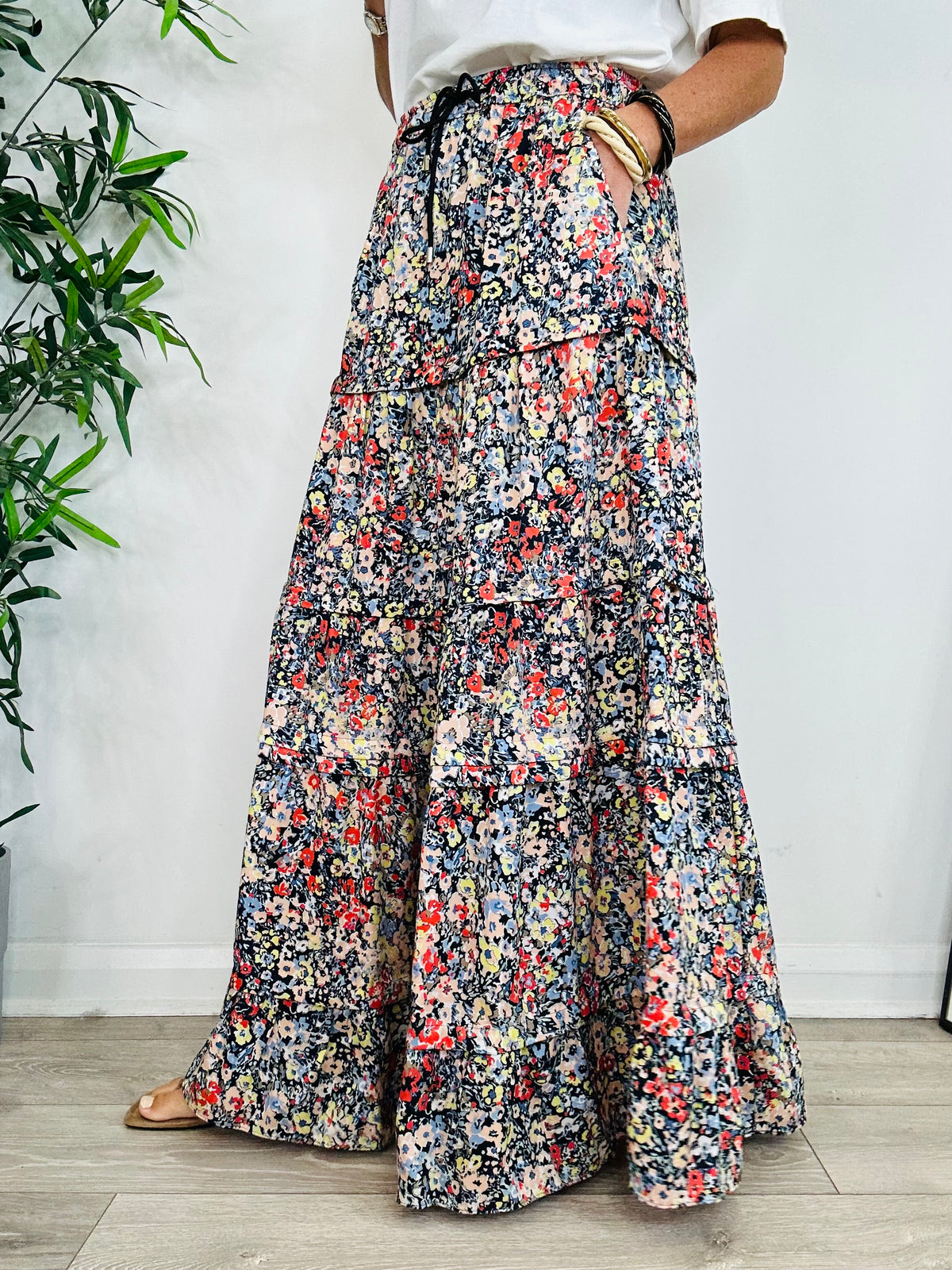 Floral Maxi Skirt - Size 12