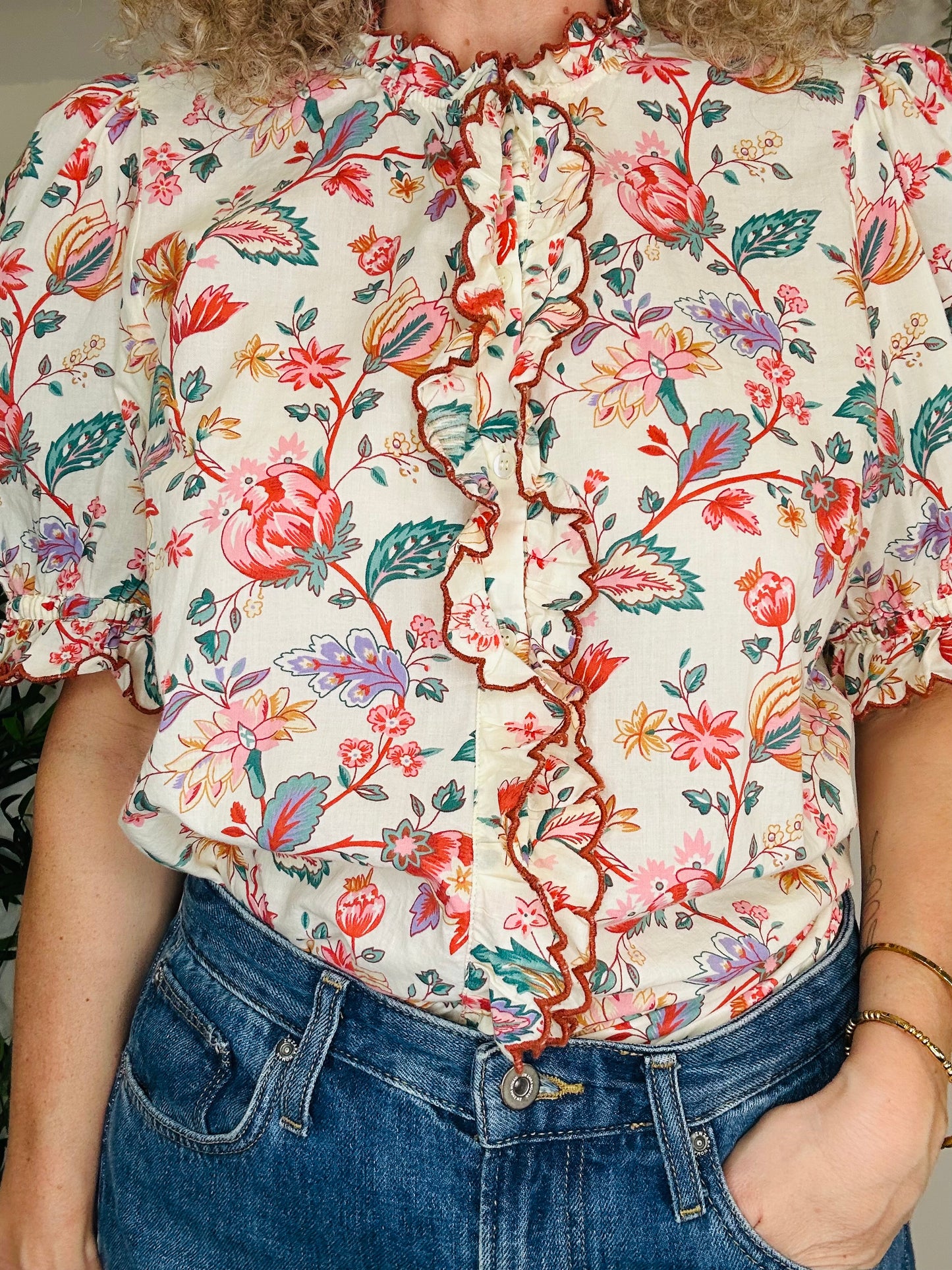 Floral Blouse - Size 12