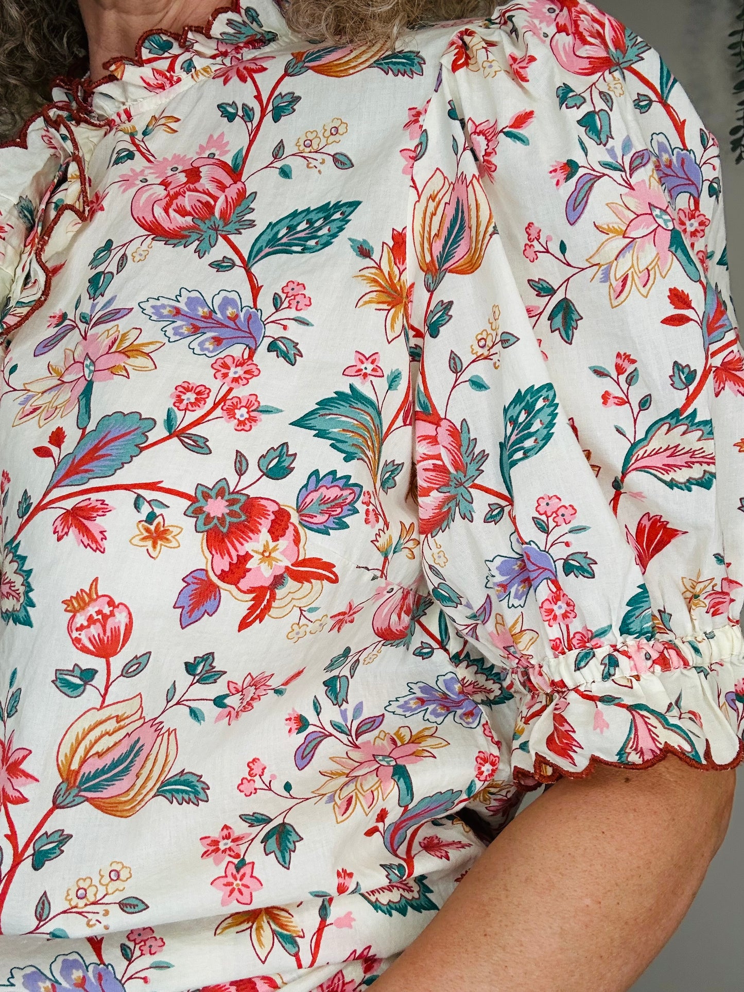 Floral Blouse - Size 12