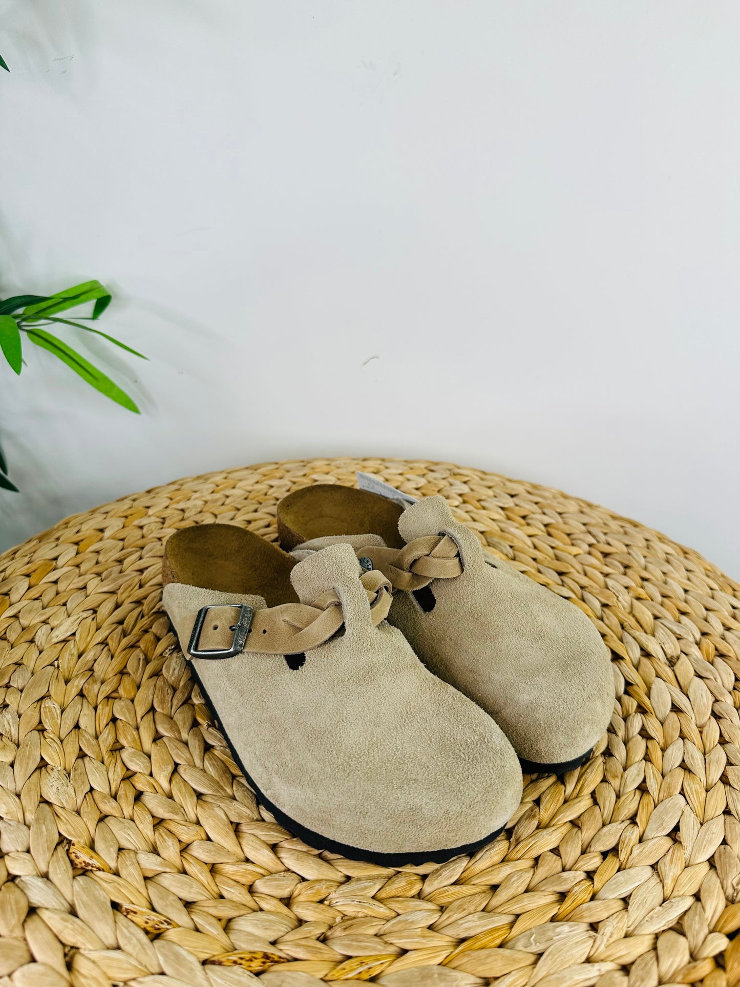 Braided Boston Mules - Size 37