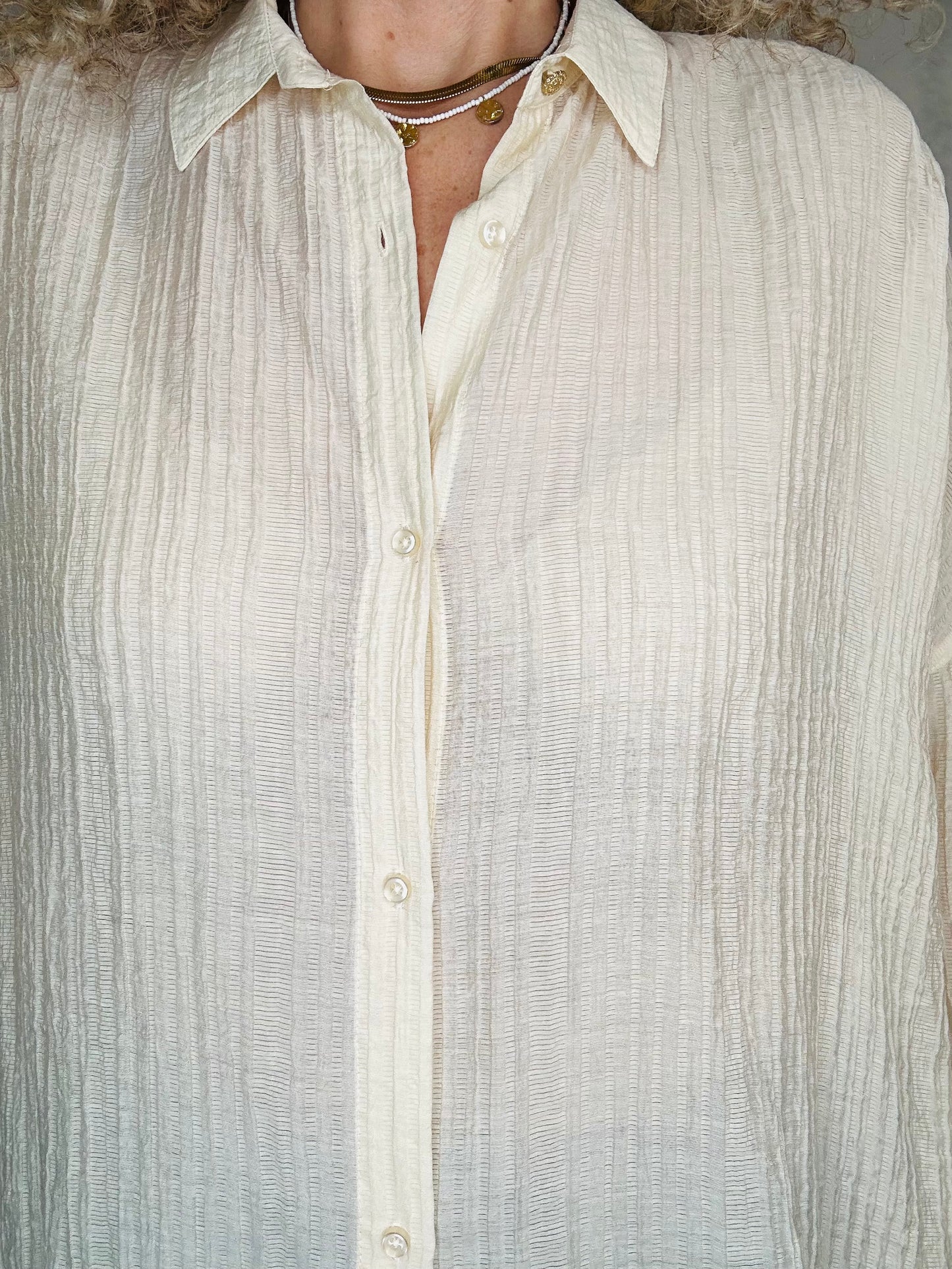 Crinkle Shirt - Size L