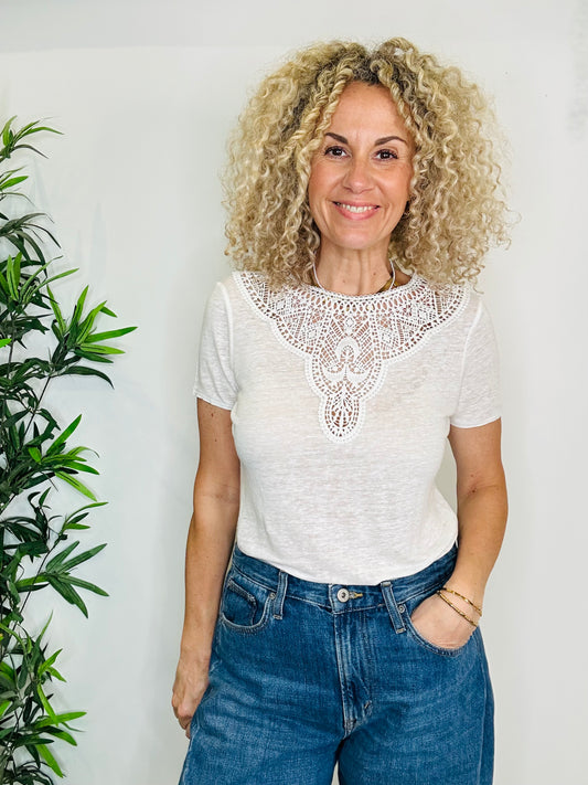 Linen Tee - Size S