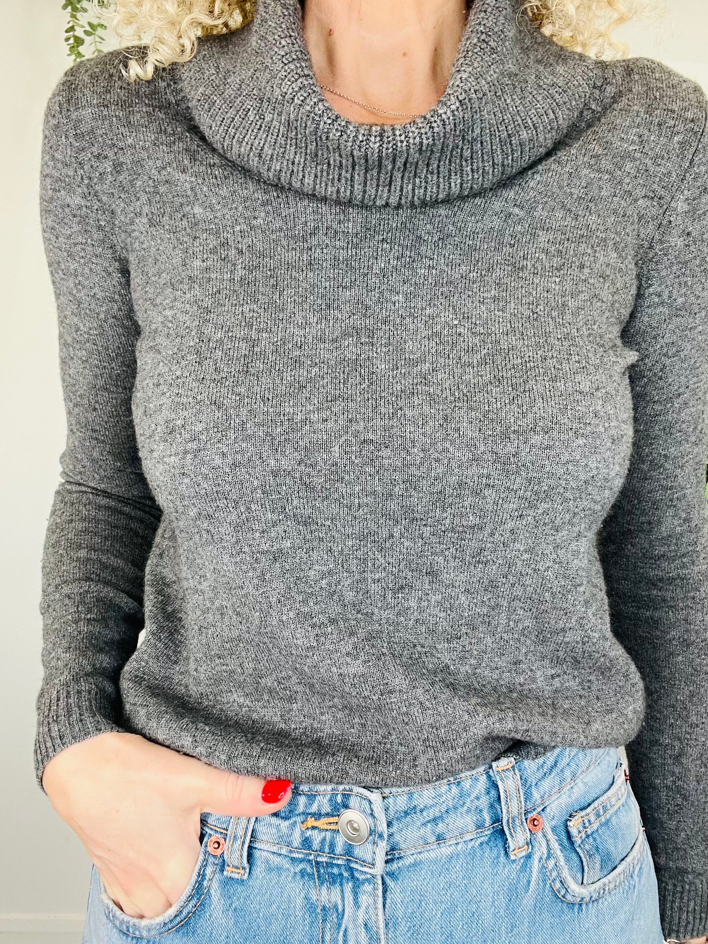 Roll-Neck Jumper - Size S