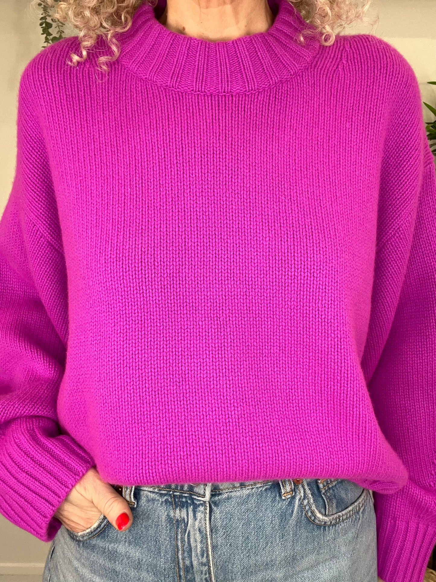 Knitted Cashmere Jumper - Size M