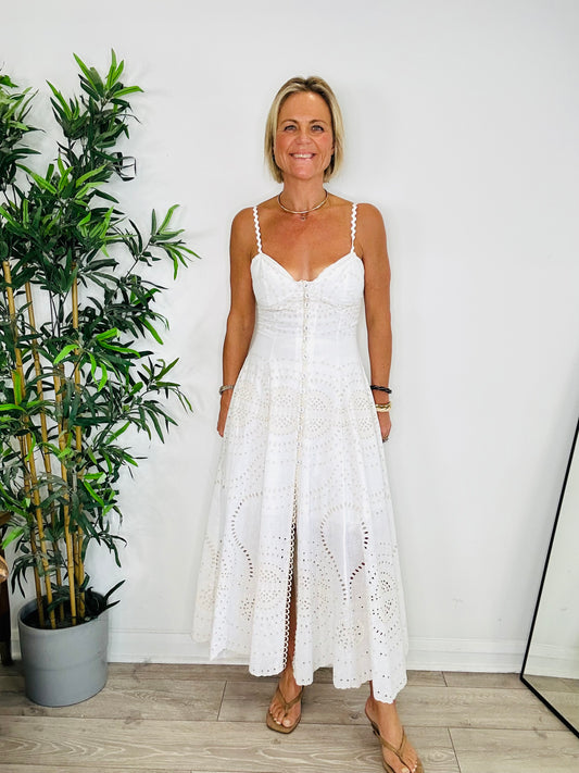 Embroidered Sundress - Size S