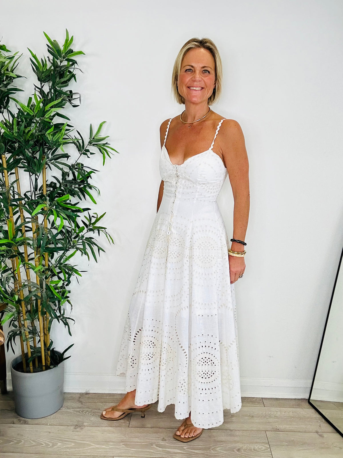 Embroidered Sundress - Size S