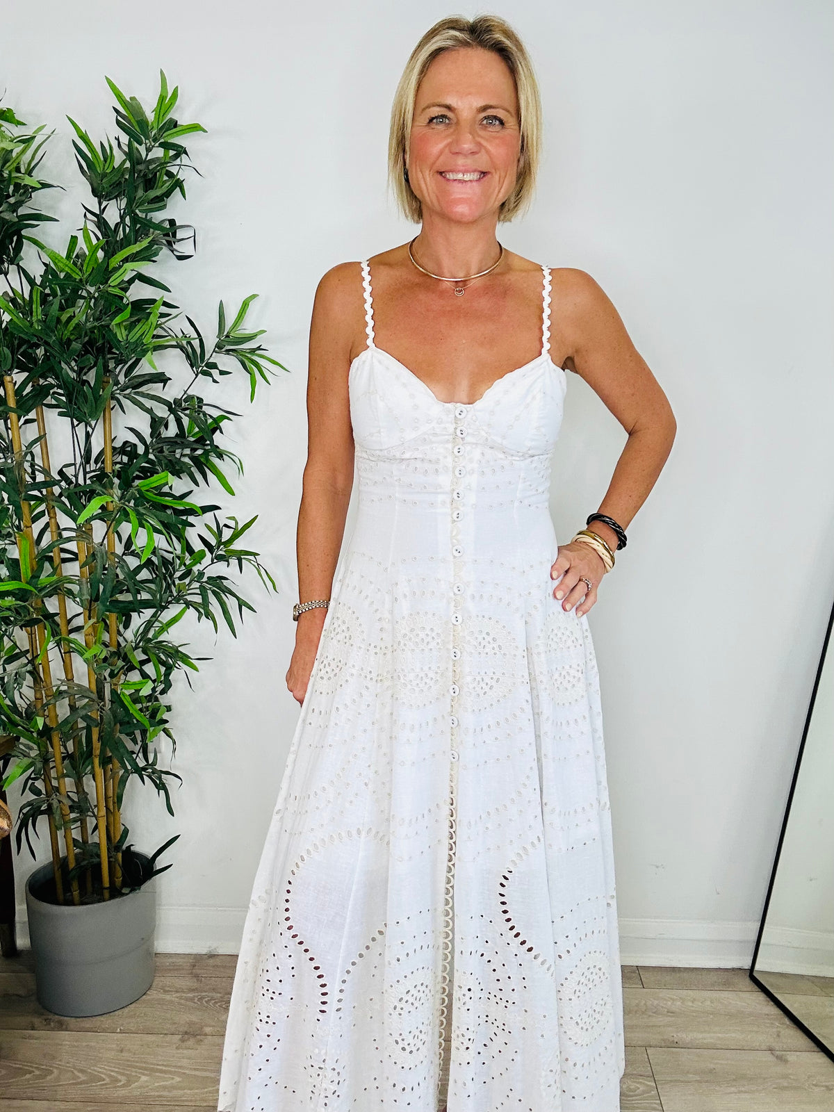 Embroidered Sundress - Size S