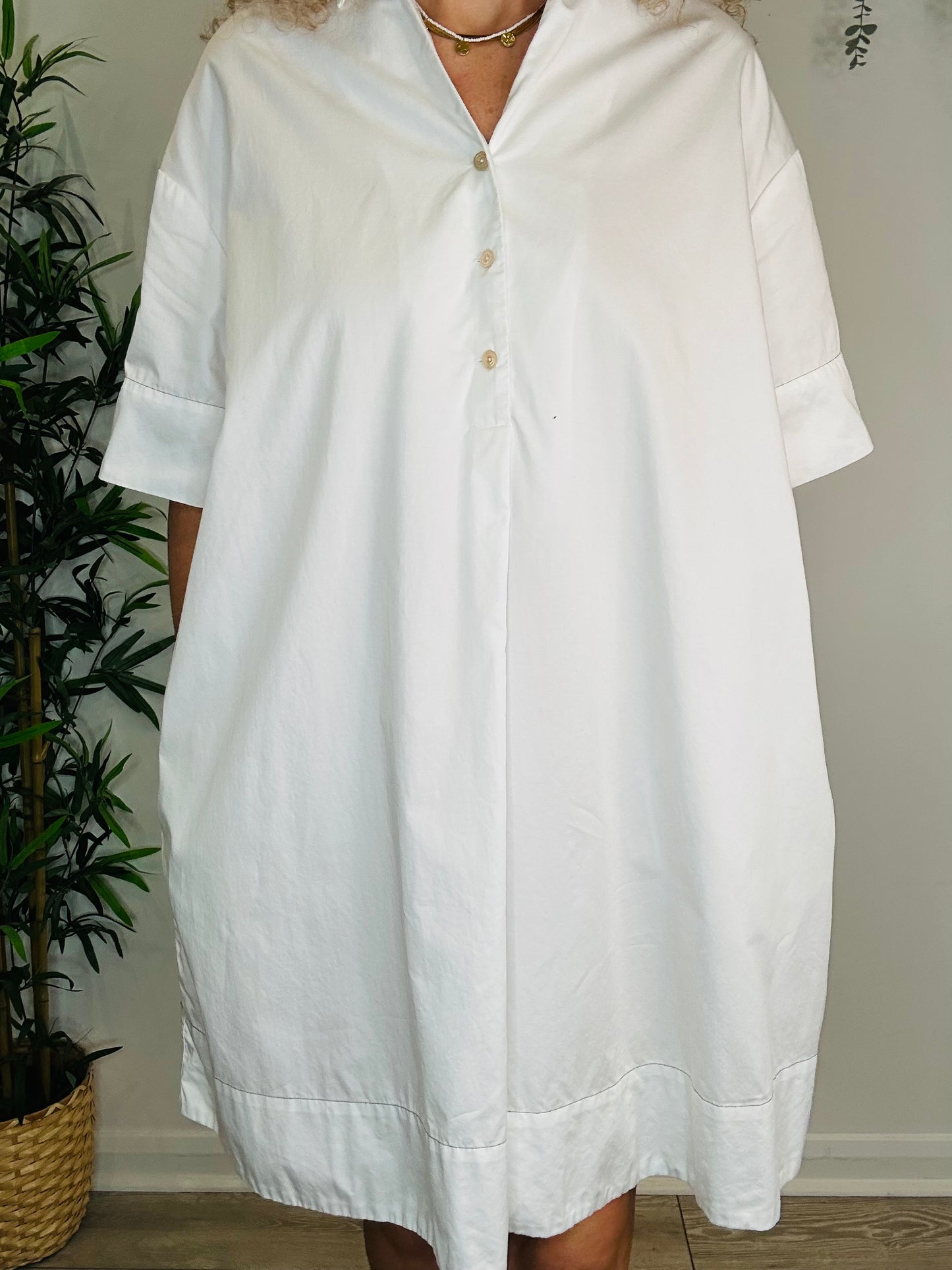 Cotton Shirt Dress - Size 1