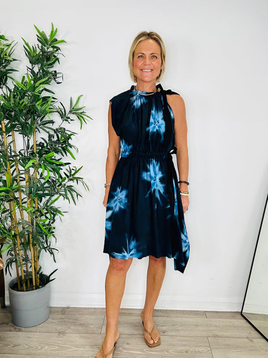 Silk Tie-Dye Dress - Size 12