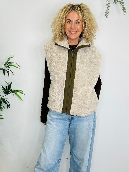 Shearling Gilet - Size L