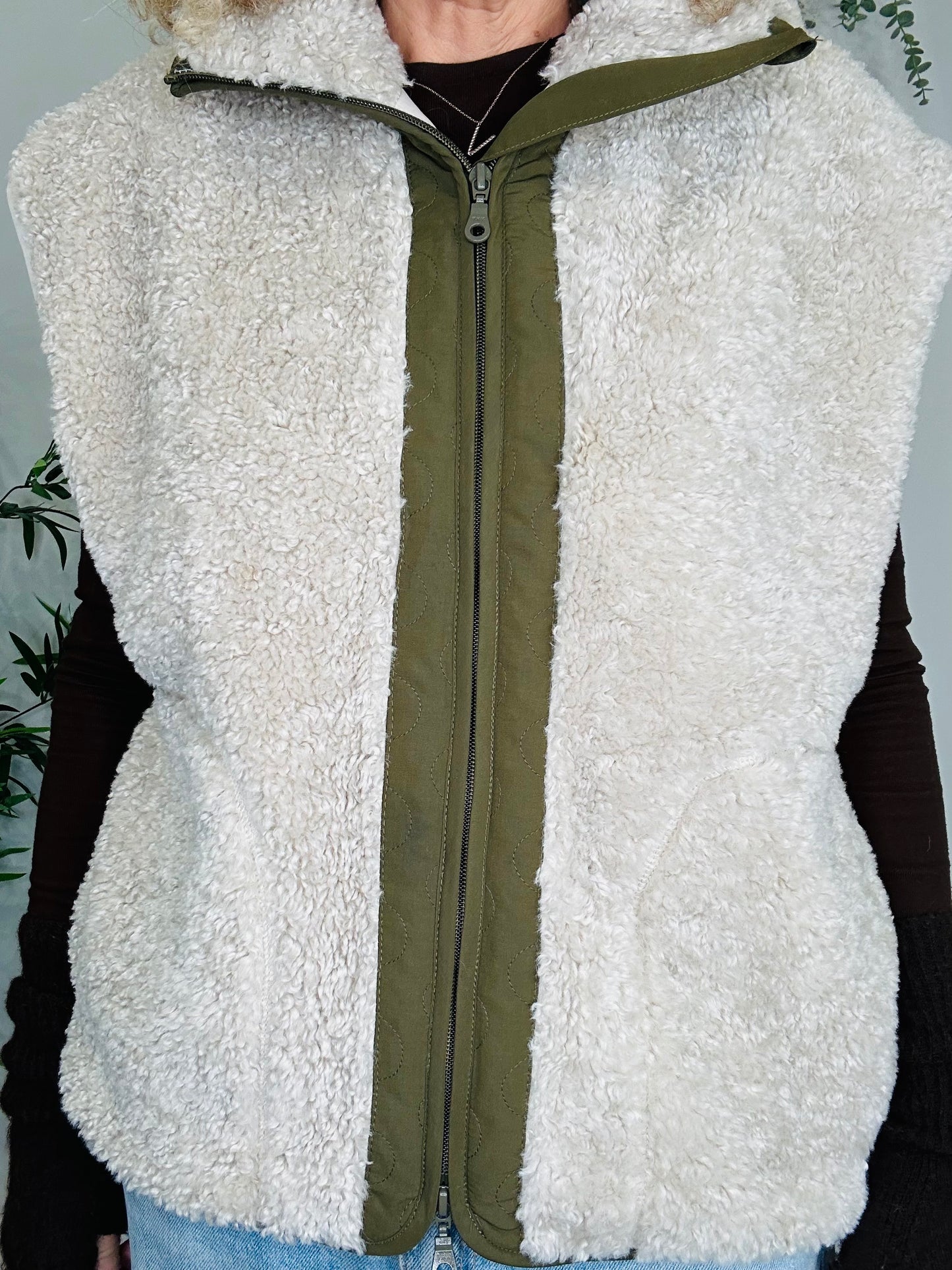 Shearling Gilet - Size L