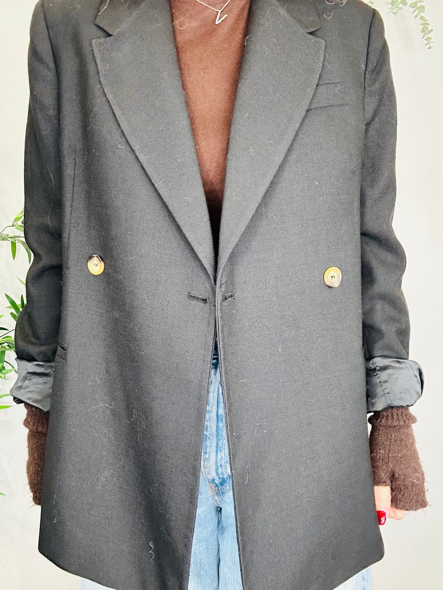Double Breasted Blazer - Size L