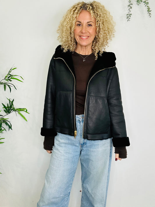 Reversible Sheepskin Jacket - Size M
