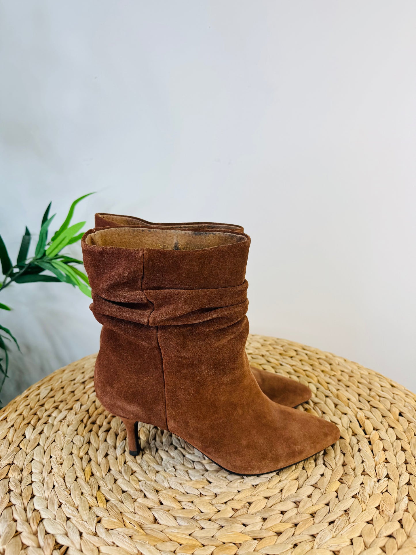 Agnete Suede Boots - Size 39