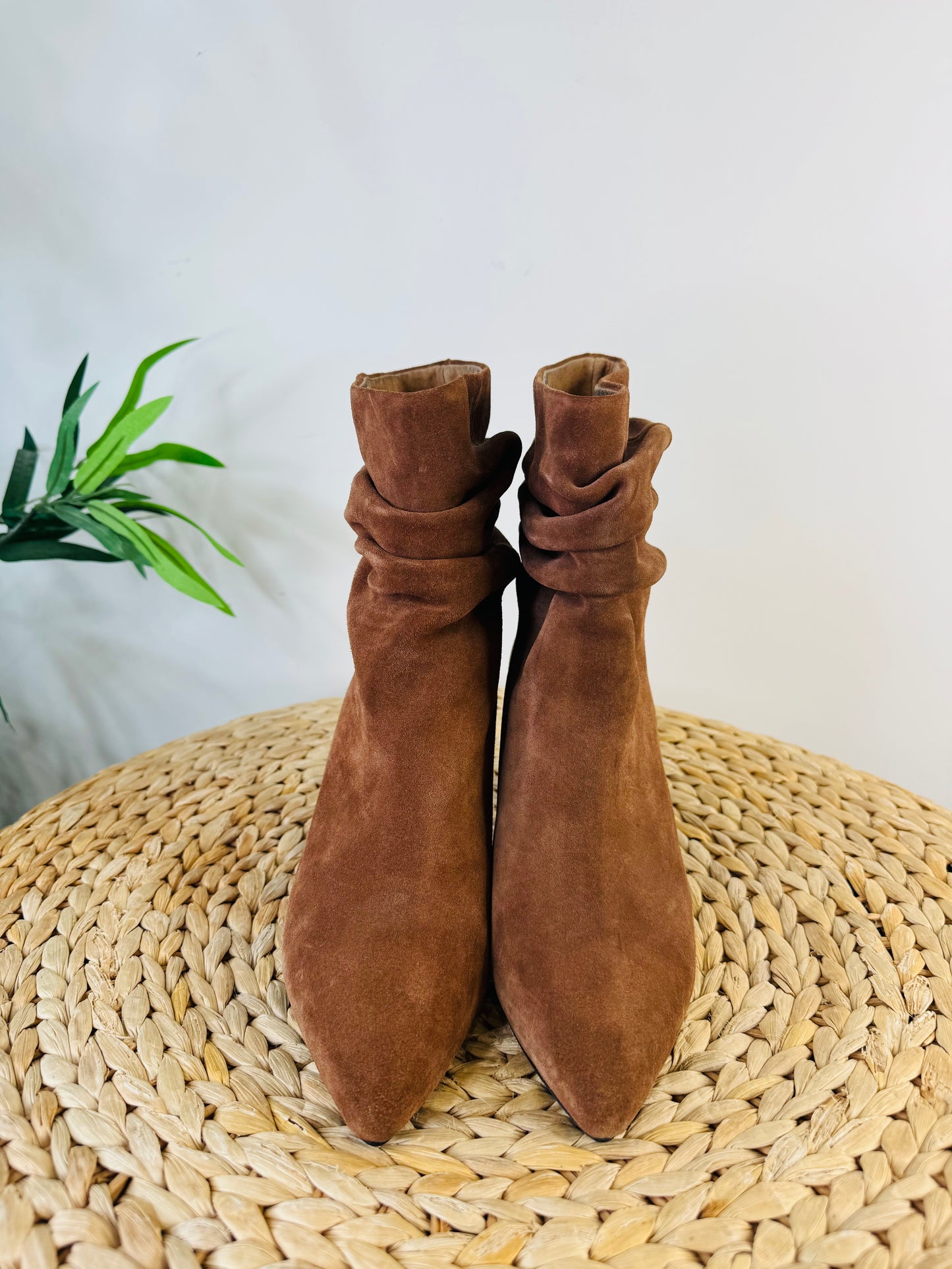 Agnete Suede Boots - Size 39