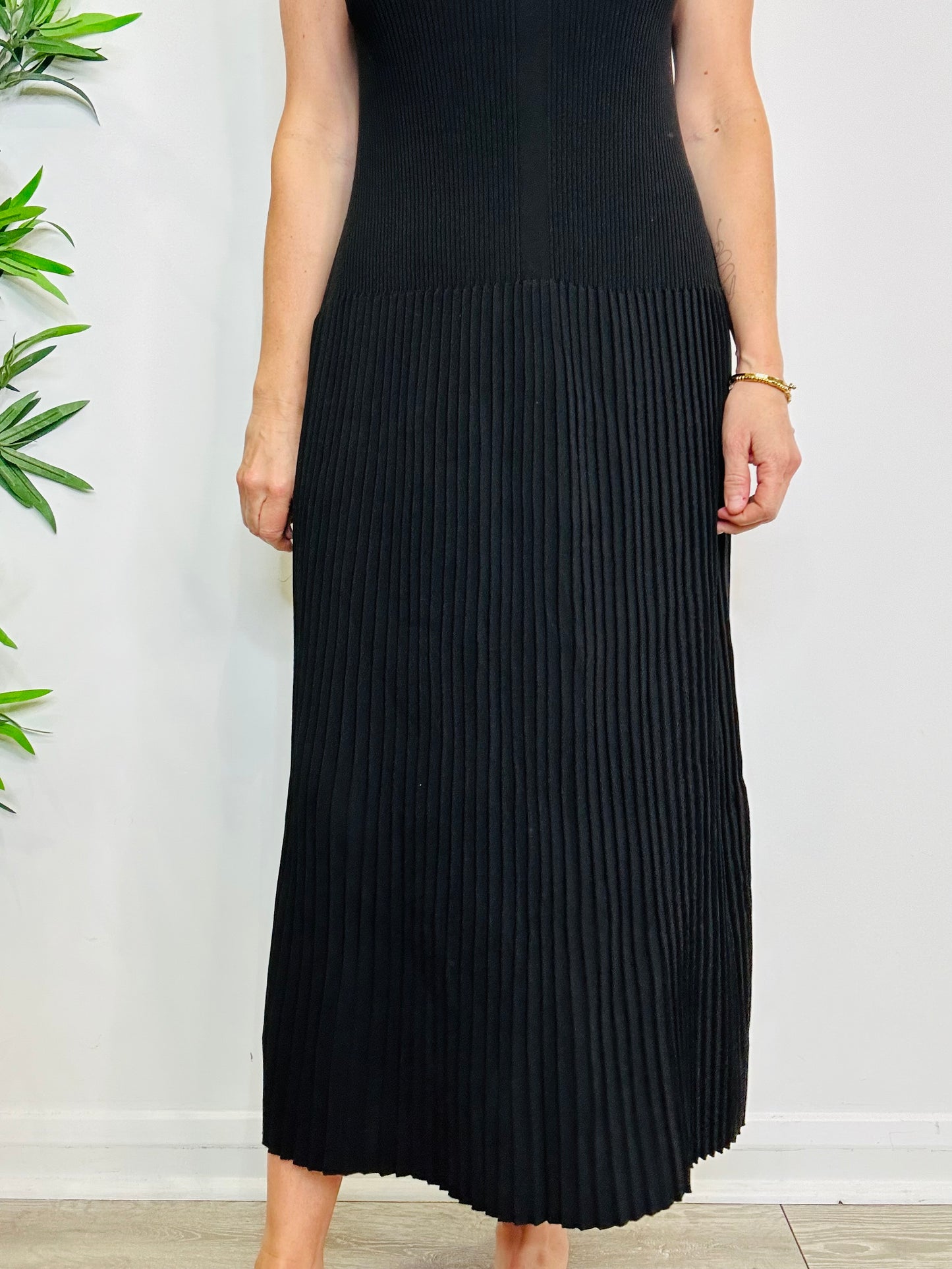 Ribbed Maxi Dress - Size M