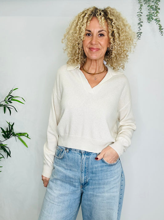 Cashmere Blend Jumper - Size S