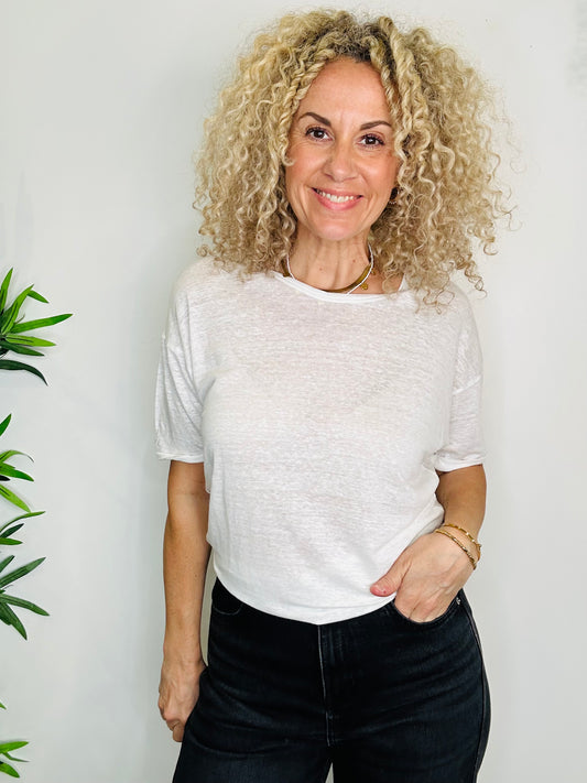 Koldi Linen Tee - Size L