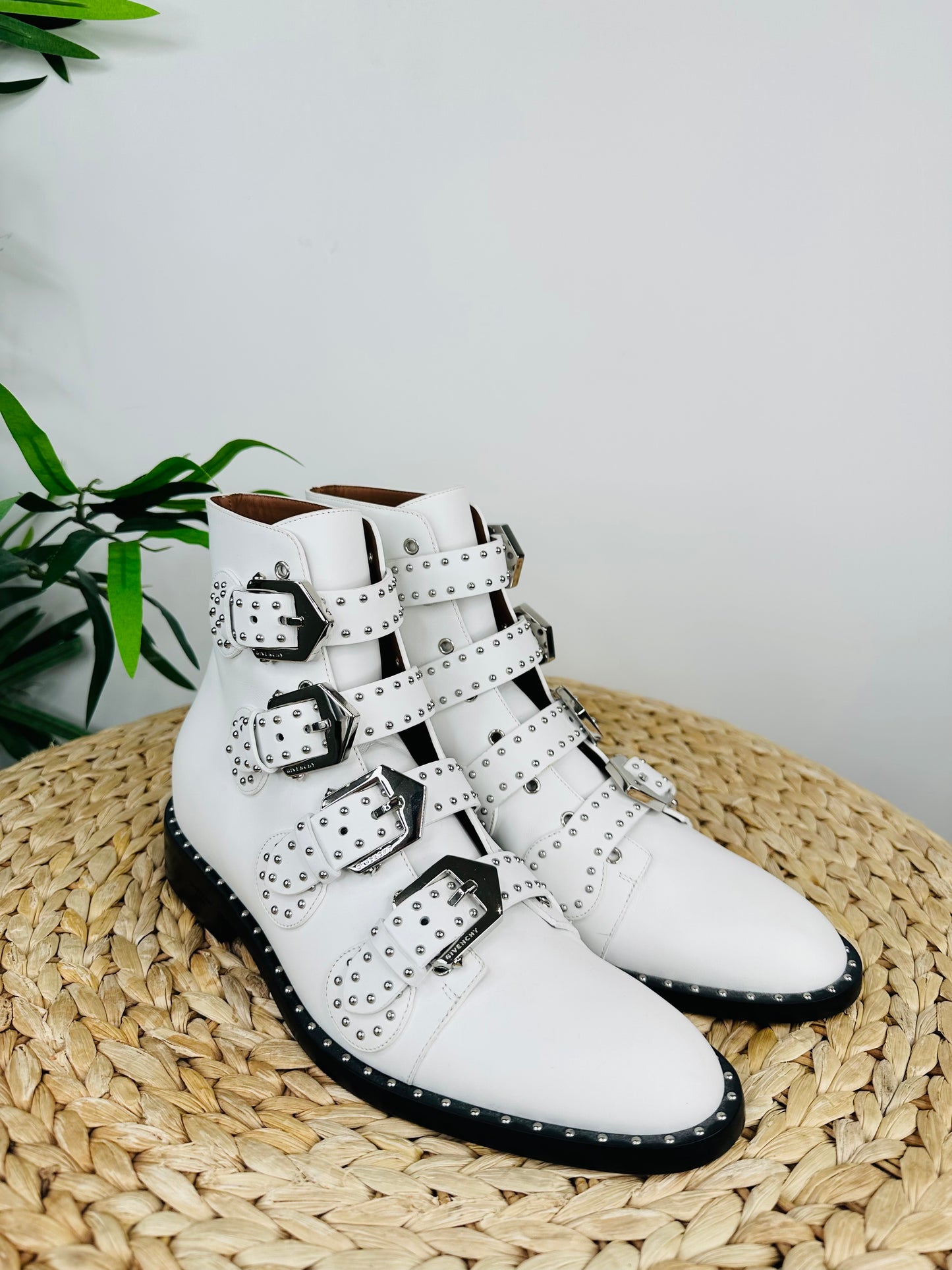 Elegant Studded Boots - Size 39