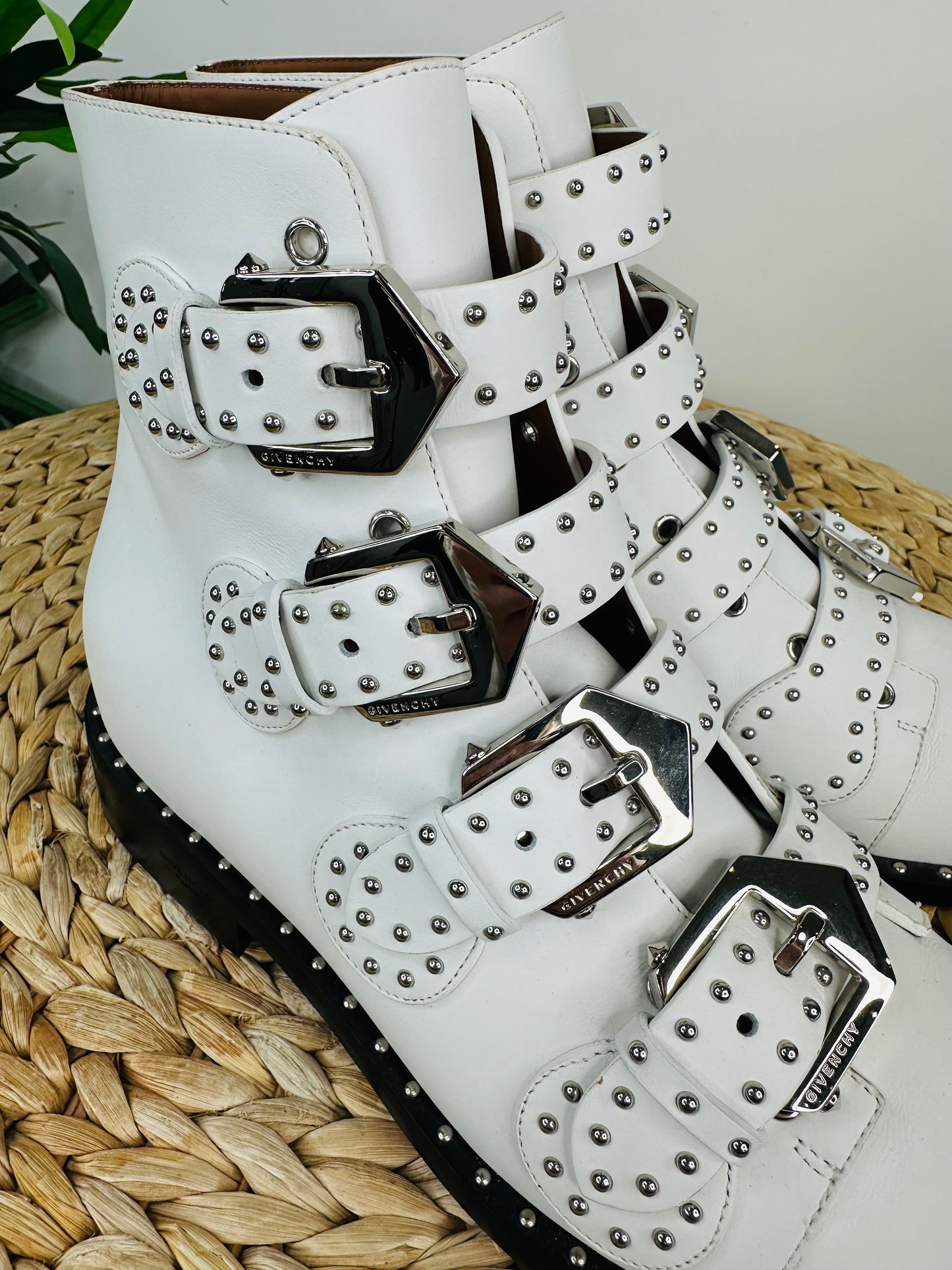 Elegant Studded Boots - Size 39