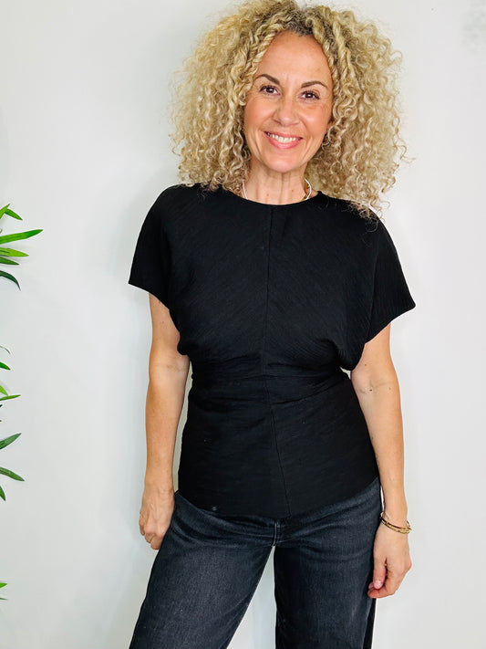 Ruched Waist Top - Size 38