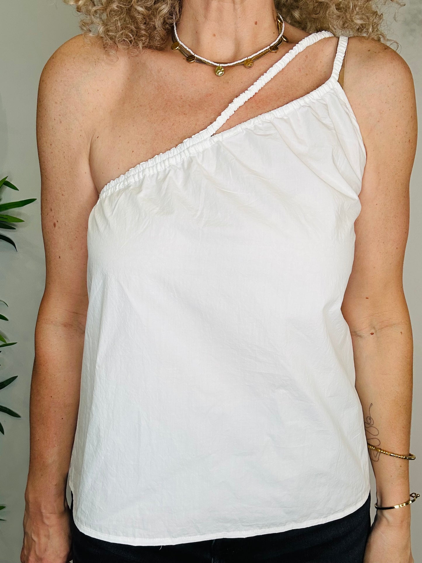One-Shoulder Top - Size M