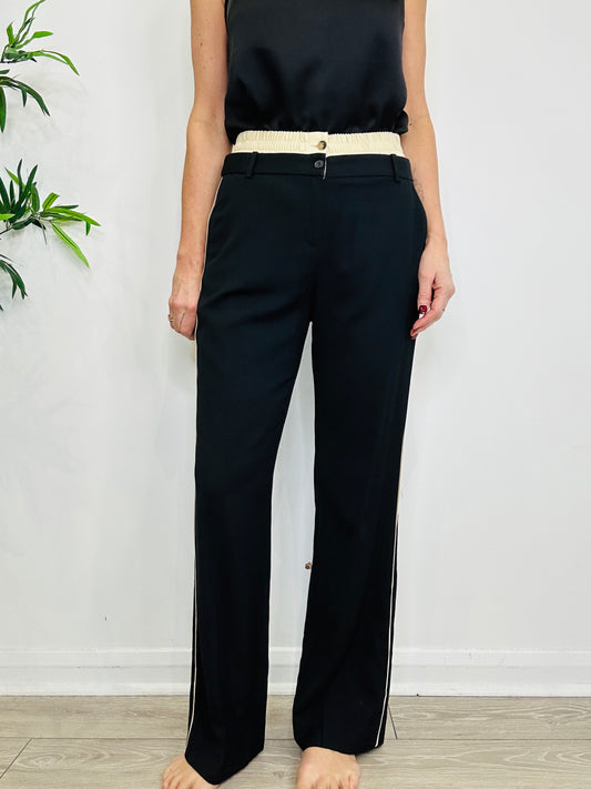 Straight Leg Trousers - Size 38