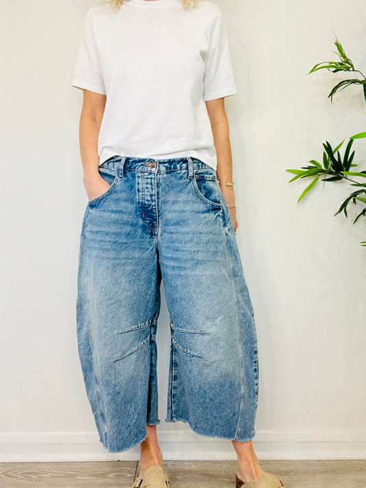 Good Luck Barrel Jeans - Size 30